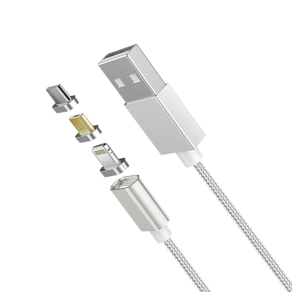 3 in 1 Magnet USB Cable